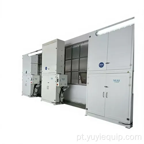 Máquina de onda de cortina de ajuste de calor vertical totalmente automática Yuyi 15kW com motor PLC
